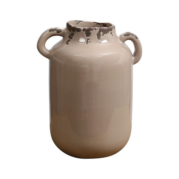 11.81" Brown Plum Creek Earthenware Jug - N/A