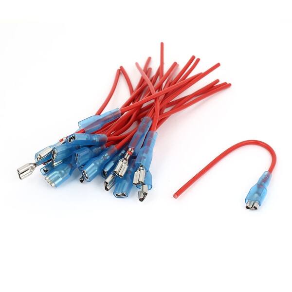 Shop Unique Bargains 13cm 5 Long Red Car Auto Speaker Wire Cable