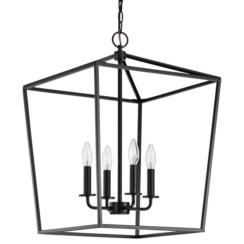 Nuvo Lighting 60/7931 Emma 4 Light 17" Wide Taper Candle Pendant - Dark Bronze