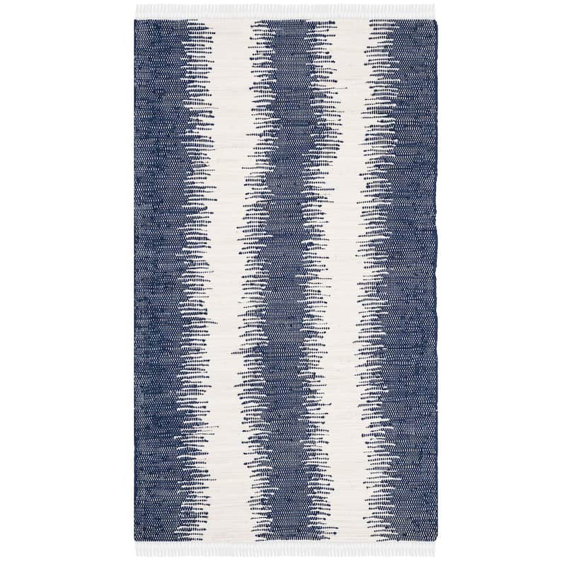 SAFAVIEH Handmade Flatweave Montauk Camille Casual Cotton Rug