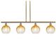 Option Brushed Brass / Amber