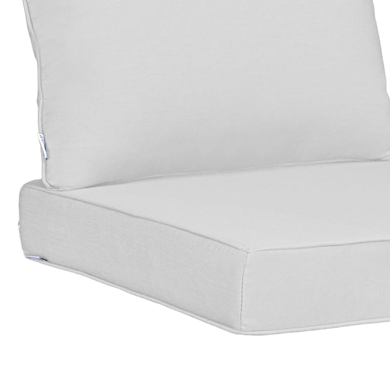 Modern 24" Outdoor Deep Seat Cushions Set, Outdoor Cushions for Chairs - 23" W x 24.5" D