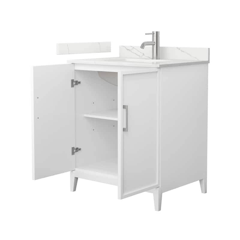 Wyndham Collection WCH717130S-QTZ-UNSMXX Elan 30" Free Standing Single