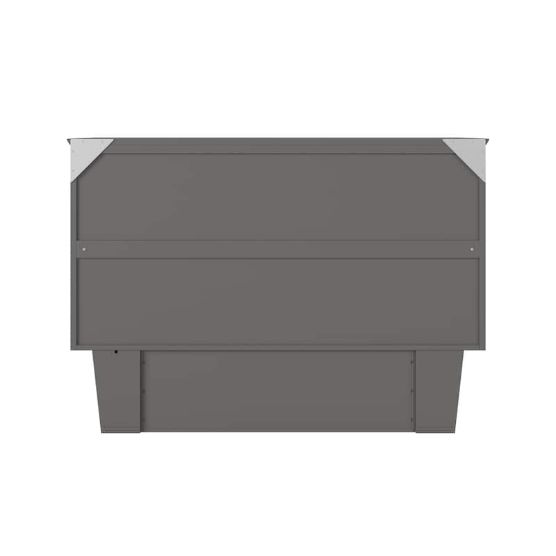 Murphy Bed Chest - Storage Drawer & USB Charger - Space Saving Furniture