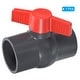 preview thumbnail 3 of 3, 2" UPVC Ball Valve Compact T-Handle for Irrigation and Water Treatment, Grey