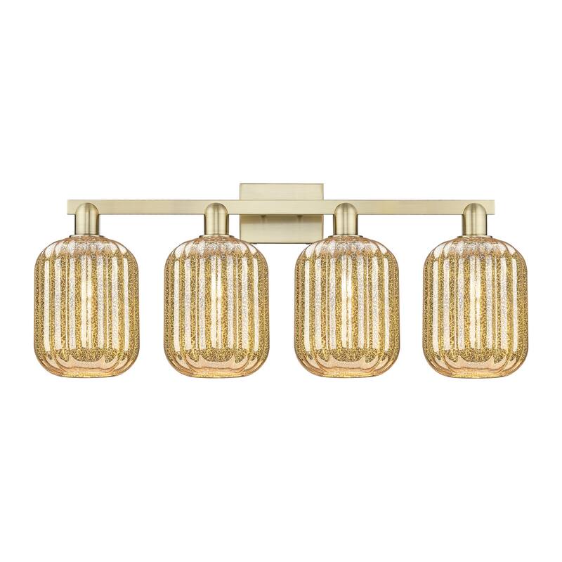 Innovations Lighting Downtown Urban - Preston - 4 Light 36" Jar Shade Bath Vanity Light