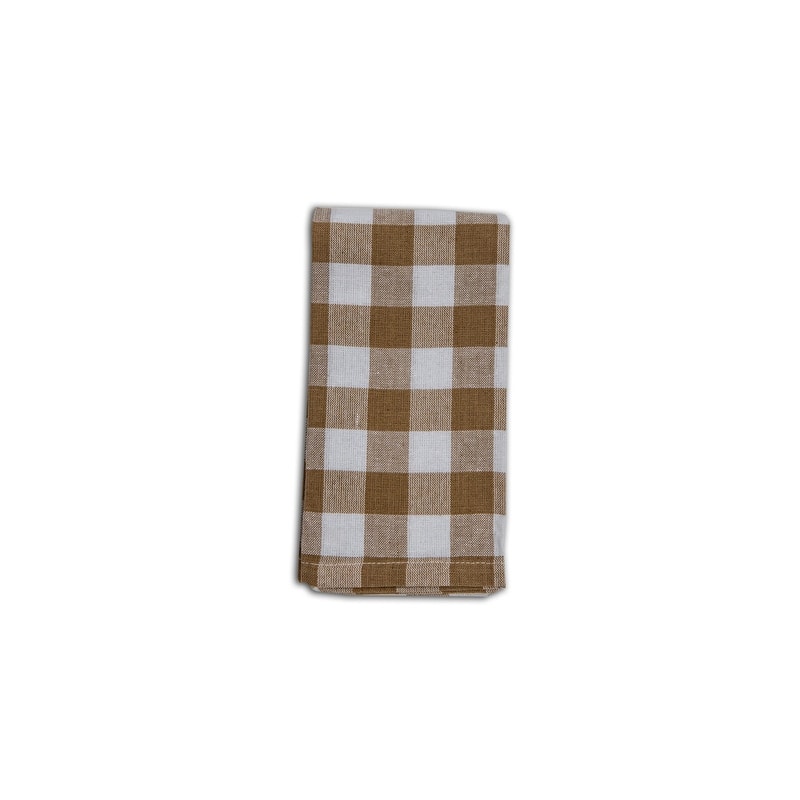 Buffalo Check 100 Cotton Napkin (Set of 4) - Sand