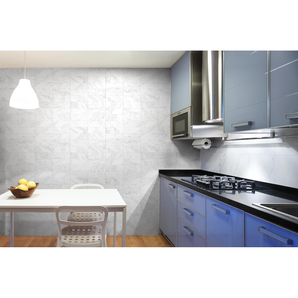 Pale Gray Marble 3" x 9" Honed Tile