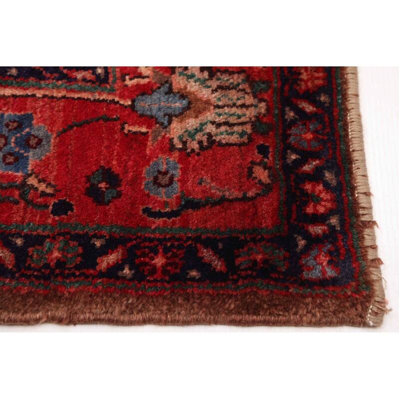 ECARPETGALLERY Hand-knotted Anatolian Vintage Brown Wool Rug - 4'11 x 10'4