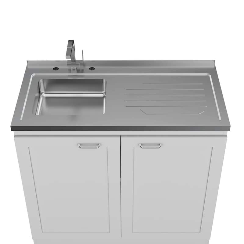 FM Furniture Perseus Cabinet Set, Two Parts Set