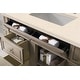 preview thumbnail 12 of 11, James Martin Vanities Bristol 36" Single Vanity, Whitewashed Walnut Eternal Marfil Quartz Top