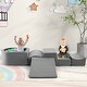 preview thumbnail 1 of 5, 5 PCS Soft Foam Climbing Blocks Washable Playground Set w/Ball Pit