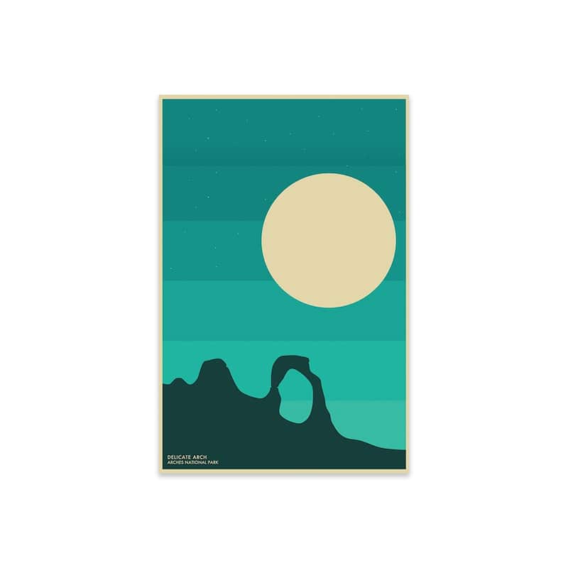 Arches Print On Acrylic Glass by Jazzberry Blue