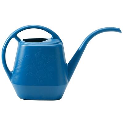 Bloem Aqua Rite Watering Can: 56 Oz - Classic Blue - Large Capacity, Extra Long Spout, High Quality & Durable Plastic