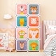 preview thumbnail 59 of 68, Kids Wardrobe Closet with Hanging Section and Cute Doors
