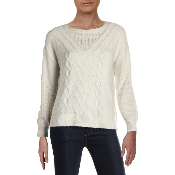 lucky brand cable knit sweater