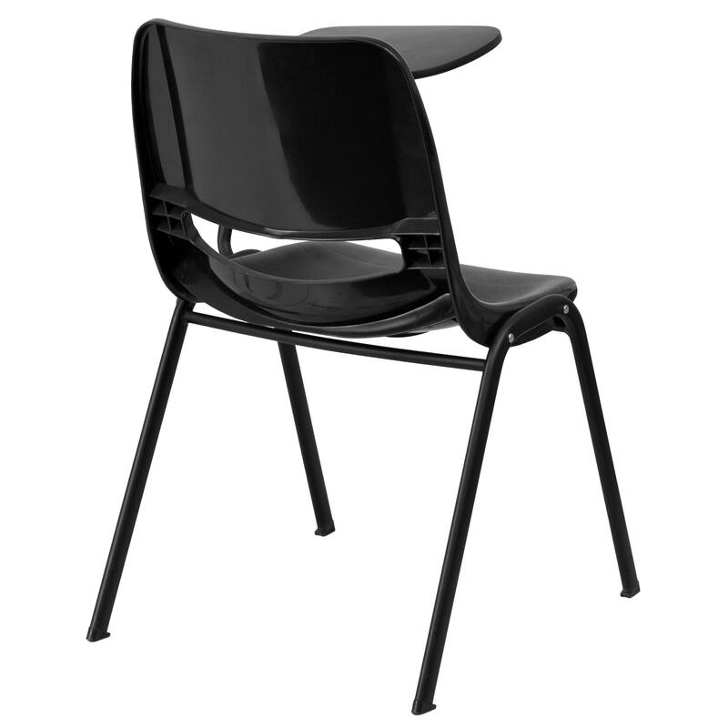 Ergonomic Shell Chair with Right Handed Flip-Up Tablet Arm
