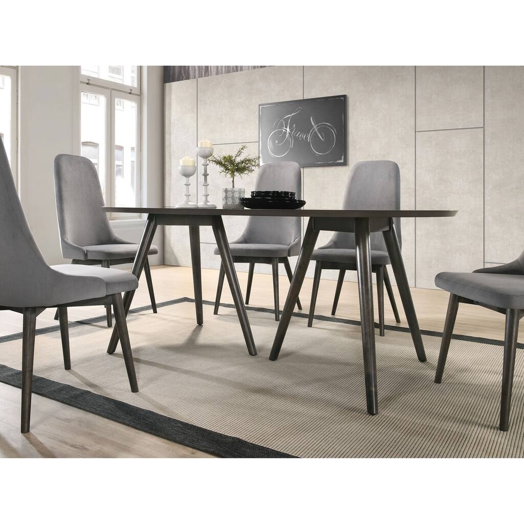 Furniture of America Sahavaara Dark Grey 71-inch Dining Table