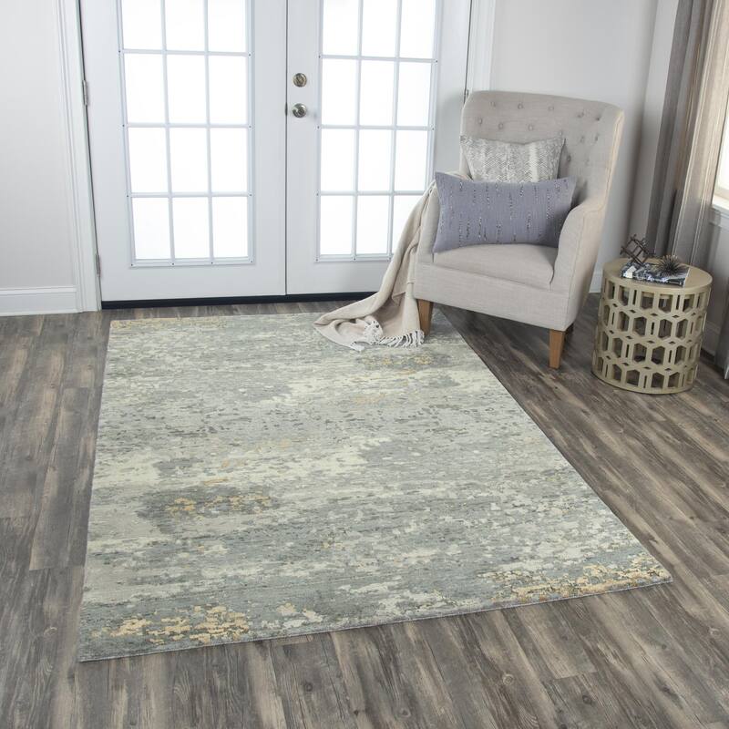Alora Decor Radiant Abstract Wool Blend Area Rug