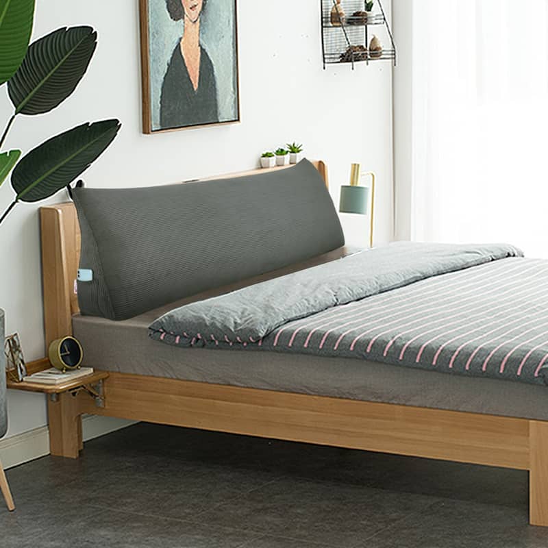 Bed Rest Reading Wedge Pillow for TV Watching Daybed Headboard Cushion - California King