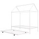preview thumbnail 5 of 24, Metal Twin Size Kids House Bed with Trundle
