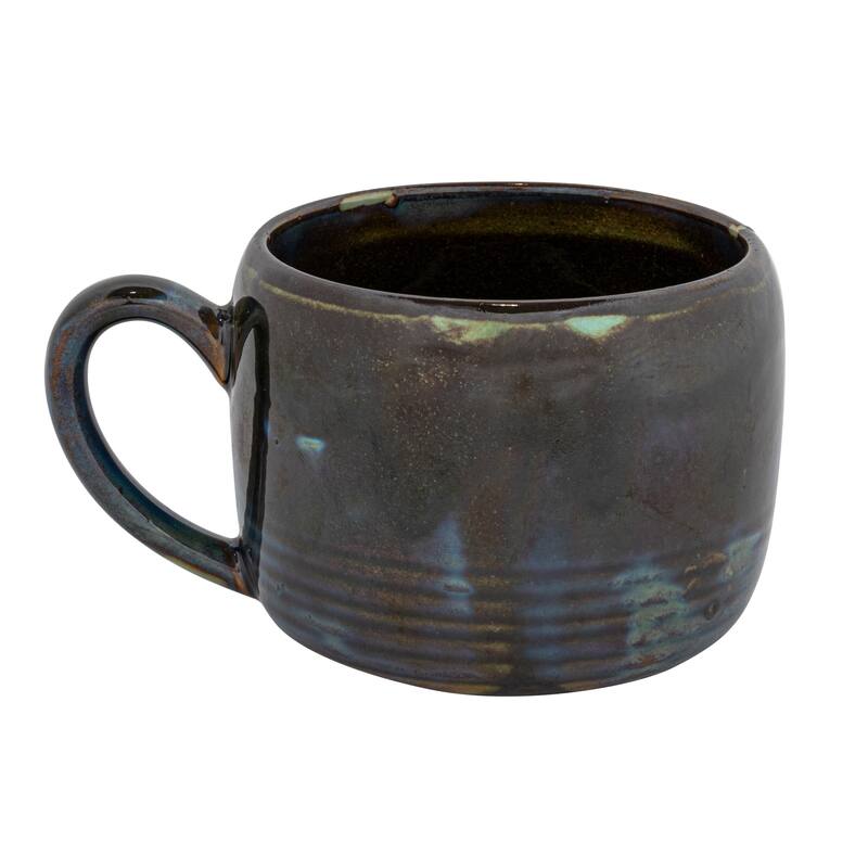 Stoneware Mug with Rustic Finish - 5.5"L x 4.1"W x 3.1"H