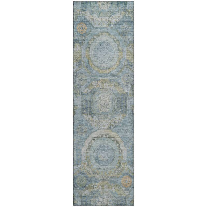 Premium Washable Super Soft Vintage Medallions Mayfield Rug