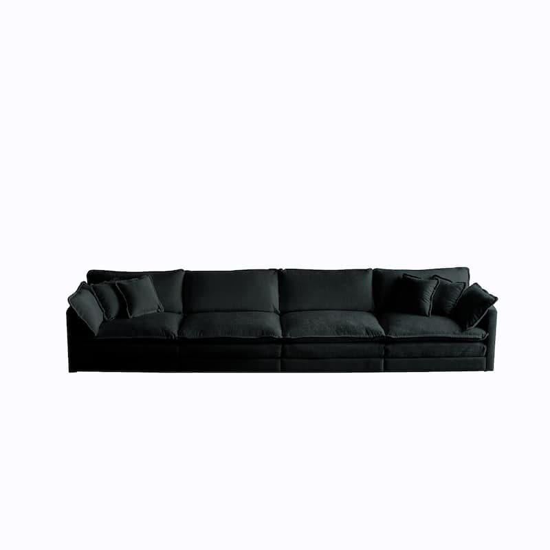 Combination Modular Chenille 4 Seat Sofa Couch for Living Room