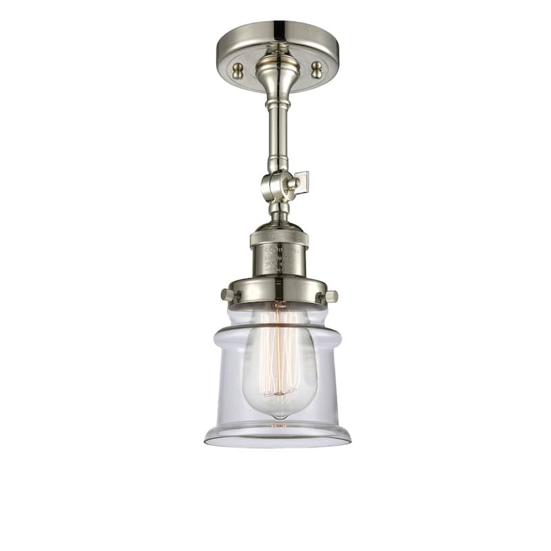 Innovations Lighting Small Canton Single Light 11" Tall Bathroom