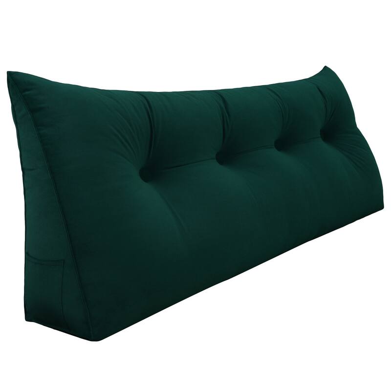 WOWMAX Bed Rest Wedge Bolster Reading Pillow Daybed Dorm Headboard