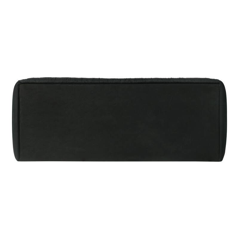 Furniture of America Henrietta Modern Velvet Upholstered Low Profile King Platform Bed