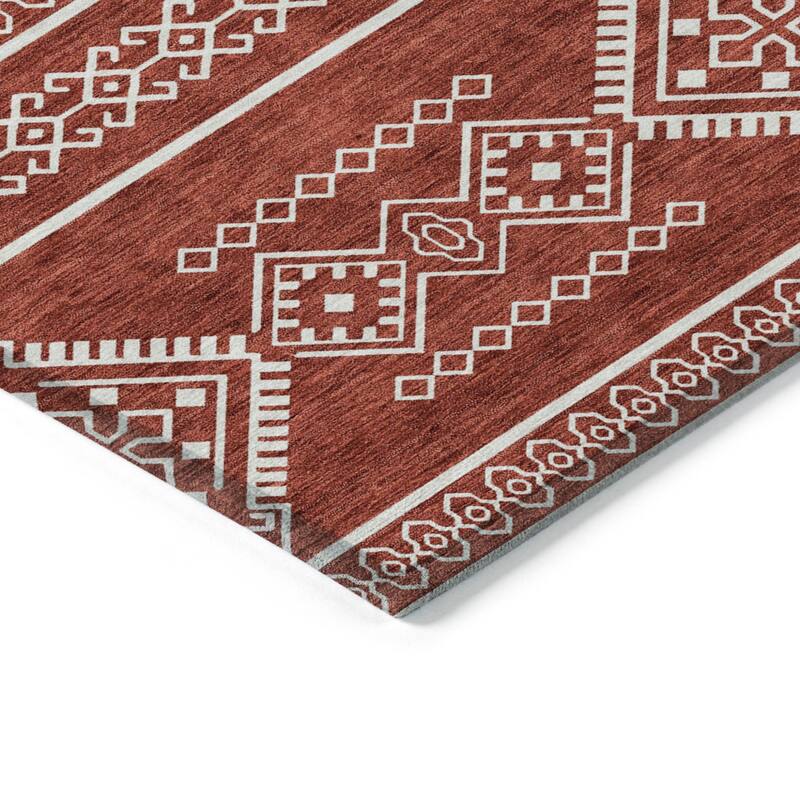 HomeRoots Southwestern Transitional Rectangle Outdoor Rug