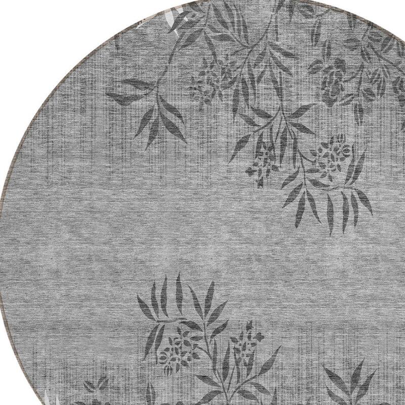 HomeRoots Floral Transitional Rectangle Outdoor Rug