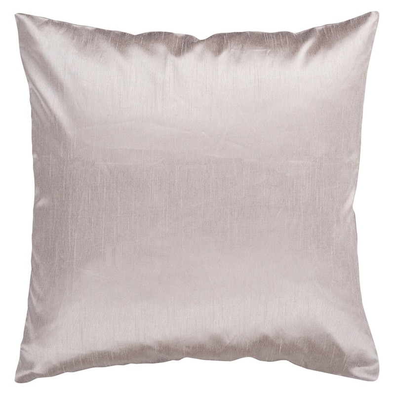 Artistic Weavers Decorative Chic 18-inch Square Solid Throw Pillow Cover with Poly Insert