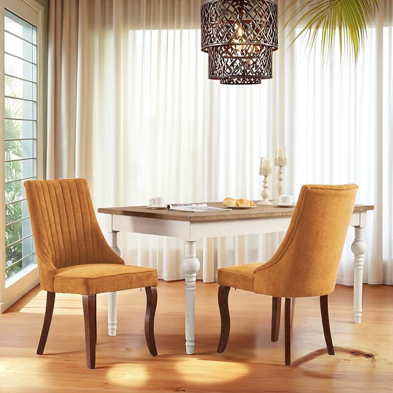 Comfy Fabric Upholstered Dining Chair (Set of 4)