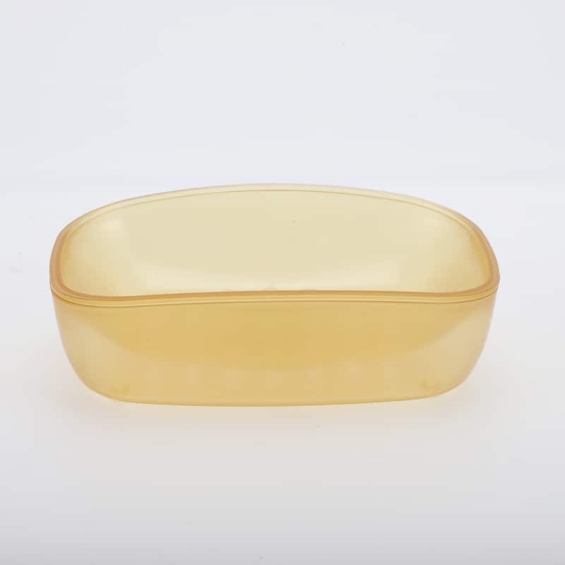 Waterproof with Cover Soap Holder for Bathroom 5.51"x4.13"x1.65" 1 Pc