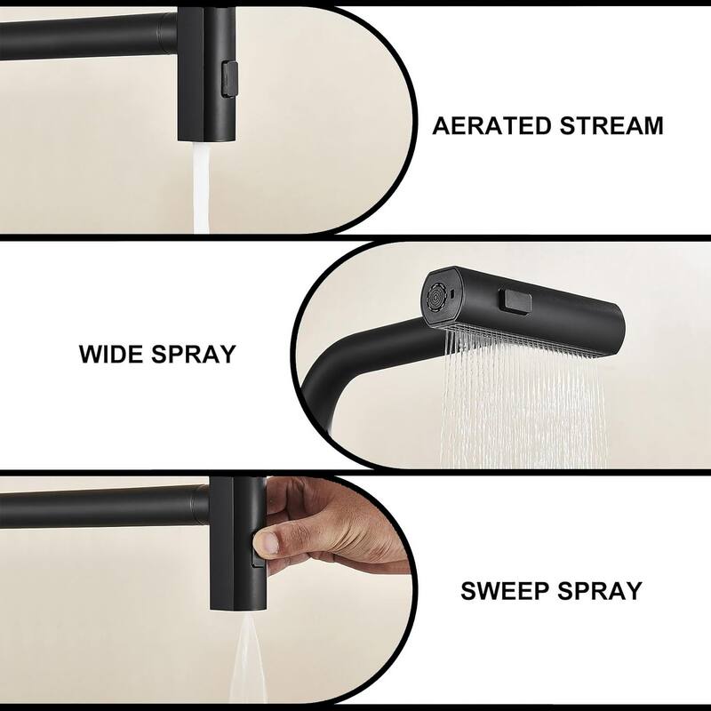Topcraft Stainless Steel Pull Down Kitchen Faucet