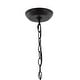 preview thumbnail 4 of 10, Silas 19" 3-Light Rustic Farmhouse Iron LED Pendant, Oil Rubbed Bronze by JONATHAN Y - 3 Light