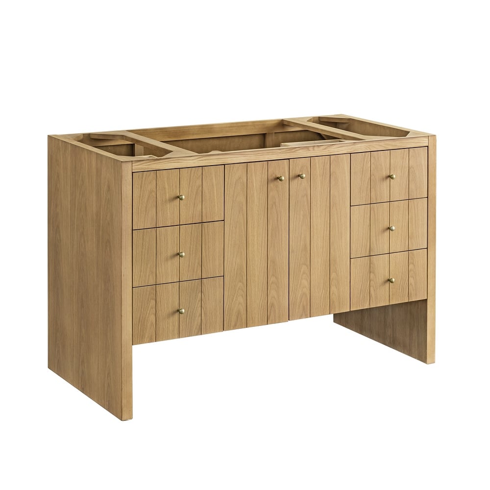 James Martin Vanities Hudson 48" Single Vanity, Light Natural Oak