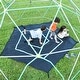 preview thumbnail 12 of 16, 12ft Geometric Dome Climber Play Center with Hammock