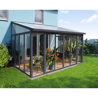 SanRemo White & Grey Sunroom, Patio Enclosure and Solarium