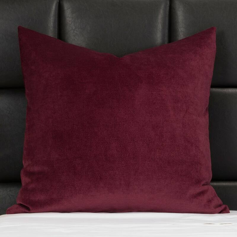 Mixology Padma Washable Polyester Throw Pillow - 26 x 26 - Wine
