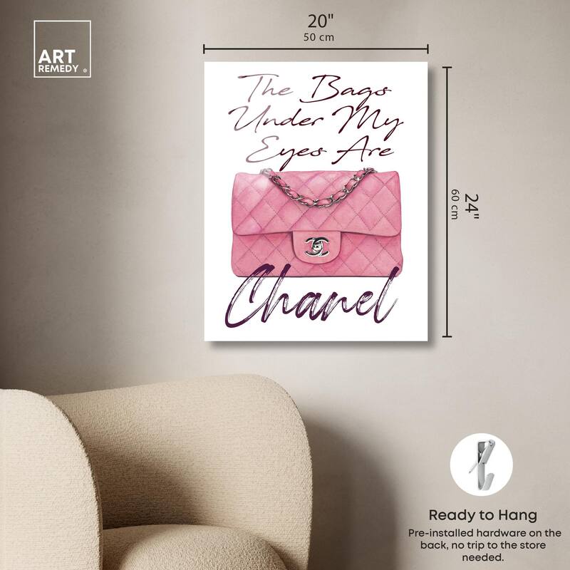 The Bag Under my Eyes Acrylic by Art Remedy, Ready to Hang