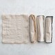 preview thumbnail 2 of 1, Cotton Double Cloth Burp Cloths with Embroidered Edge - 24.0"L x 10.0"W x 0.3"H
