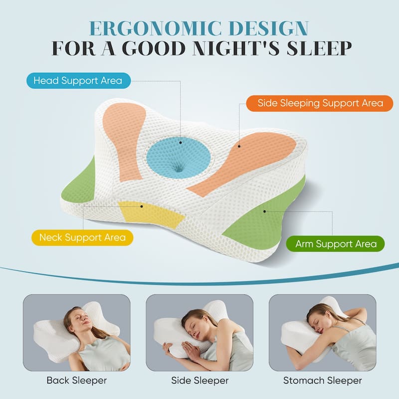Memory Foam Neck Pillow 1 Piece