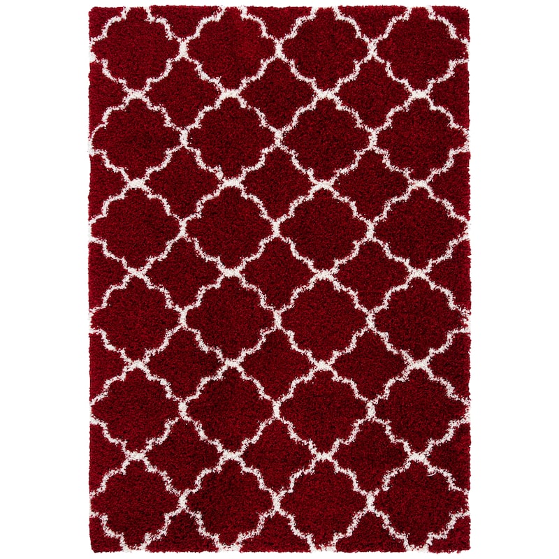 SAFAVIEH Hudson Shag Jeryl Glam Trellis 2-inch Area Rug