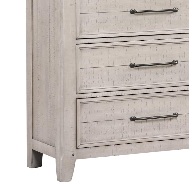 Roundhill Furniture Walcott 8-Drawer Bedroom Dresser with Mirror