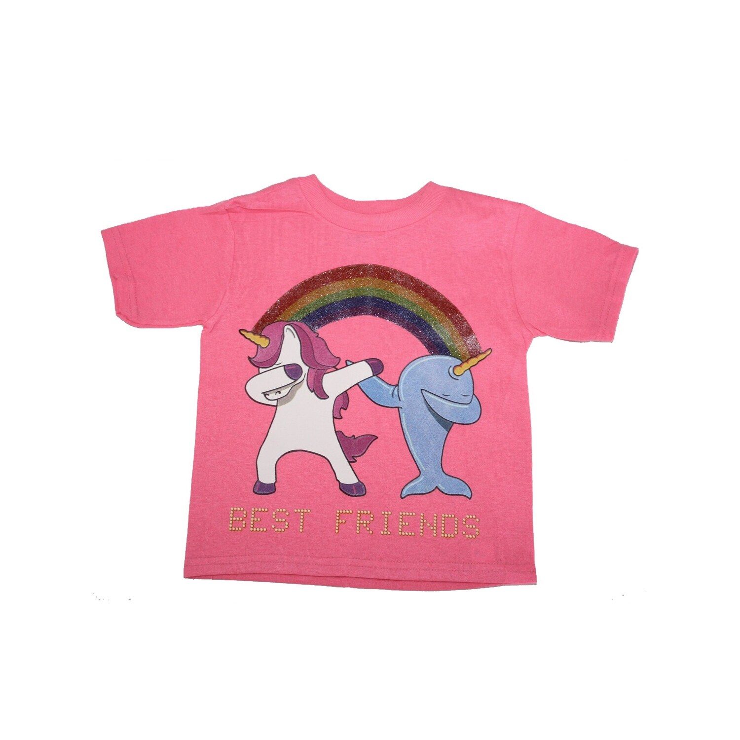 Shop Little Girls Pink Unicorn Narwhal Best Friends Print Cotton T Shirt Overstock 28296951,Got Drogon Drawing