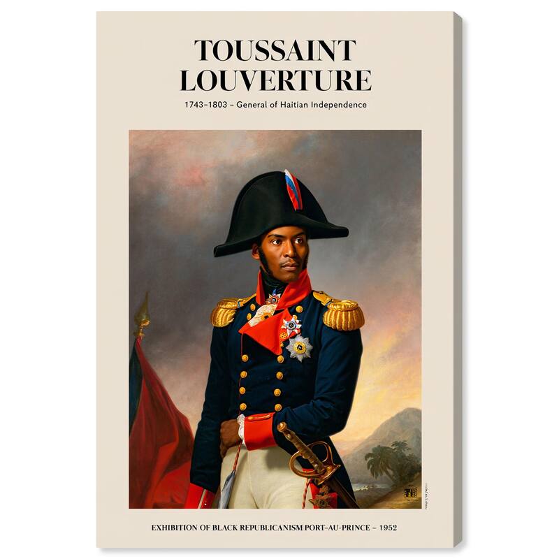 Toussant Louverture Canvas by Art Remedy, Gallery Wrapped - 24" x 36"