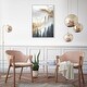 preview thumbnail 18 of 20, Oliver Gal 'Yali Majestic' Abstract Wall Art Framed Canvas Print Paint - Brown, Gray 20 x 30 - White